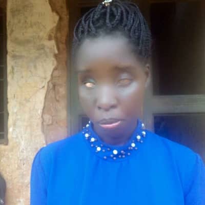 blind lady